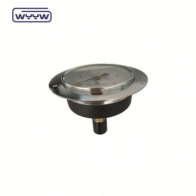 Steam Boiler Pressure Gauge Manometer Bagian Bawah Mount Dengan Casing Baja Hitam