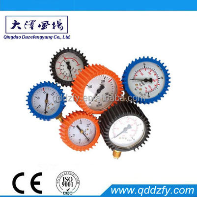 Produsen Pengukur Tekanan Ekonomi 60mm Dengan Tutup Pelindung Karet