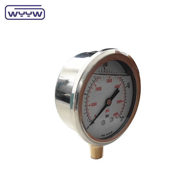 Manometer Tugas Berat Pengukur Tekanan yang Diisi Cairan
