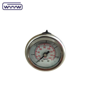 40mm ceneter belakang OEM 1/4 &quot;bsp npt 1,5 inci wajah gliserin penuh tekanan
