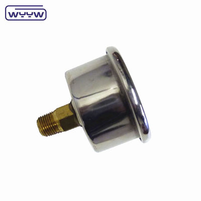 40mm ceneter belakang OEM 1/4 &quot;bsp npt 1,5 inci wajah gliserin penuh tekanan