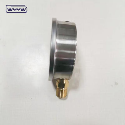 Portable Hydraulic Water Pressure Meter Tester Gauge Bottom Mount Case Stainless Steal 100MM pengukur tekanan 600 bar