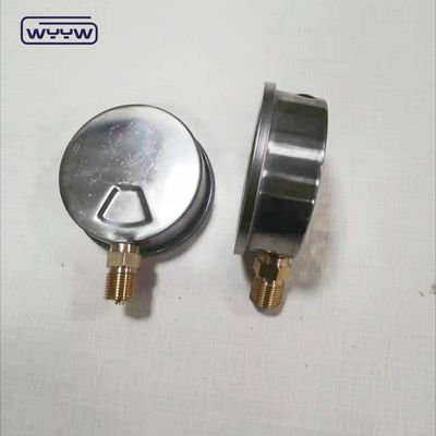 Portable Hydraulic Water Pressure Meter Tester Gauge Bottom Mount Case Stainless Steal 100MM pengukur tekanan 600 bar