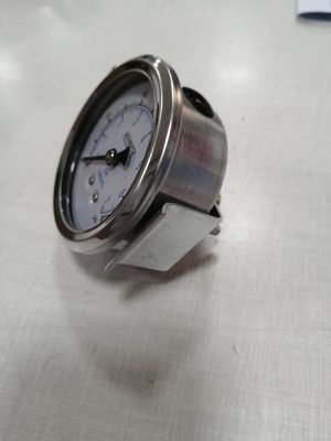 Kelas U-clamp 1,6% manometer tekanan anti-getaran 2,5 inci