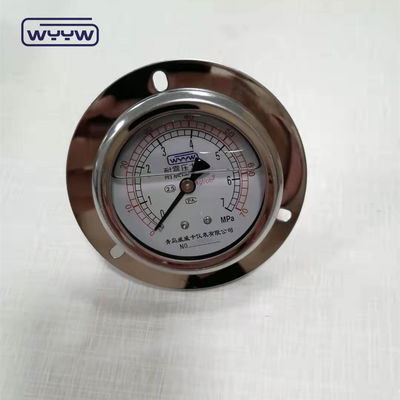 2.5 inci panel sambungan flange jenis 100bar psi Bagian mesin diesel China alat ukur tekanan tambang