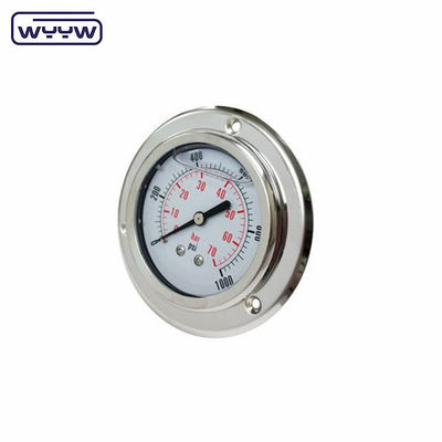 2.5 inci panel sambungan flange jenis 100bar psi Bagian mesin diesel China alat ukur tekanan tambang