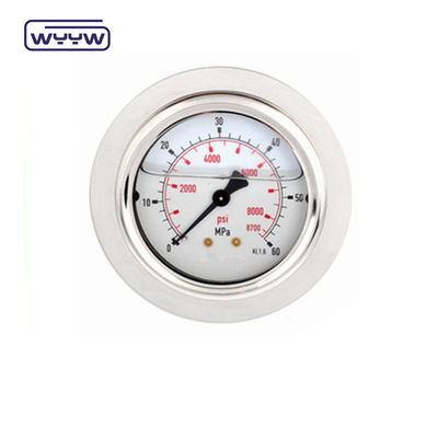 China custom OEM stainless steel hidraulik minyak aman gauge gauge tekanan,oil gauge tekanan, udara diferensial gauge tekanan