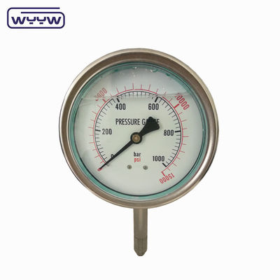 Ban Digit Manometer Tekanan Hydraulic Gauge Dengan internal Kuningan Dan Kasus Stainless Steel Mpa Psi
