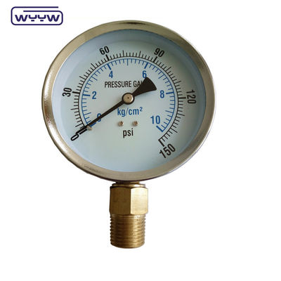 4" G12/2" bar psi jack hidraulik dengan tekanan gauge