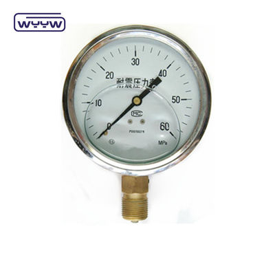 2.5&quot; Anti-Vibration Pressure Gauge Manometer Bagian bawah