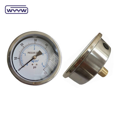Hydraulic Jack Pressure Gauge Center Back Connection 100mm Ukuran dial