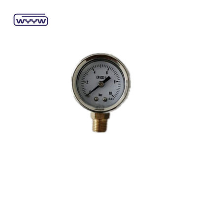 40mm Vertikal Manometer Hydraulic Oil Pressure Gauge Back Mount