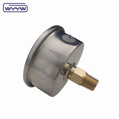 60Mpa 70Mpa Heavy Duty High Pressure Gauge Back Mount Garansi 1 tahun