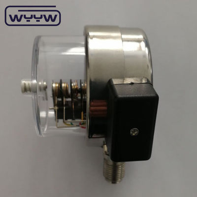2.5 &quot;Pengukur Tekanan Kontak Listrik Baja Rinsing Flange Type Panel Connection