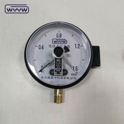 Pabrik Cina YXC-150 6 inci Manometer kontak listrik 150mm alat ukur tekanan