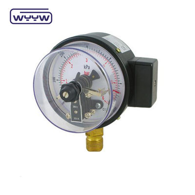 Baja Hitam Electronic Pressure Gauge Bagian Bawah Mount 1 Tahun Garansi