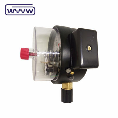 NO+NC 1MPa Pengukur Tekanan Gas Alam 4 Inch 100mm Manometer Kontak Listrik
