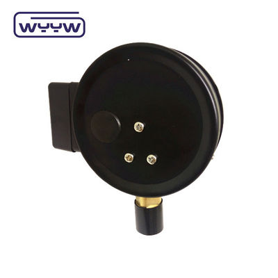 NO+NC 1MPa Pengukur Tekanan Gas Alam 4 Inch 100mm Manometer Kontak Listrik