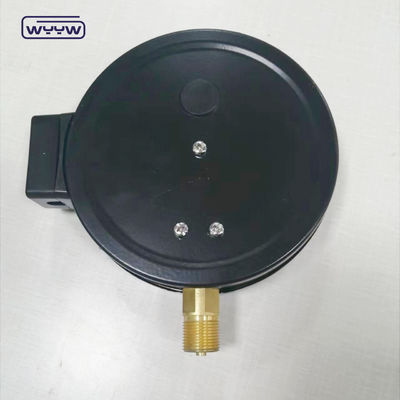 NO+NC 1MPa Pengukur Tekanan Gas Alam 4 Inch 100mm Manometer Kontak Listrik