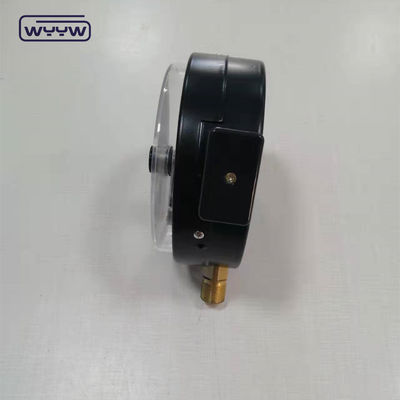 NO+NC 1MPa Pengukur Tekanan Gas Alam 4 Inch 100mm Manometer Kontak Listrik