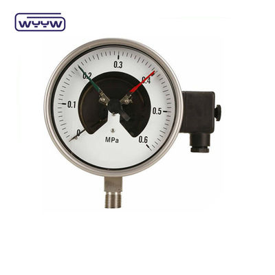 Stainless Steel Bourdon Tube Pressure Gauge 60mm Sambungan bawah