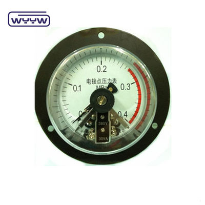 Manometer Tekanan Jack Hidrolik 60mm Dengan Flange Belakang