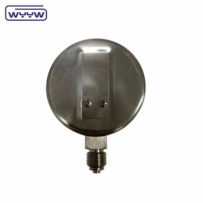 radial 1/4 &quot;bsp kapsul 63mm tekanan rendah kpa mbar manometer stainless steel commercial pressure gauge