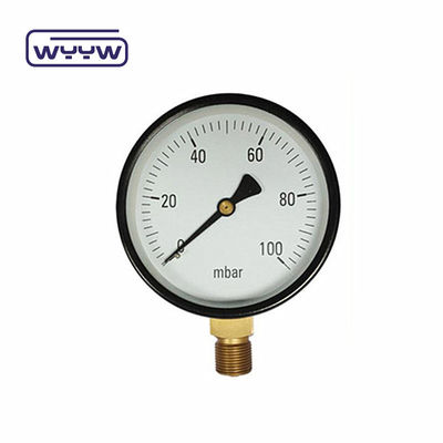 baja hitam lpg rendah kapsul pengukur tekanan Spesifikasi khusus 2,5 &quot; 63mm 0-5psi