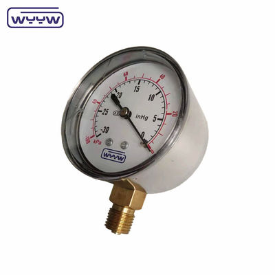 Mbar Kpa General Steel Capsule Pressure Gauge 100mm OEM ODM OBM Disesuaikan