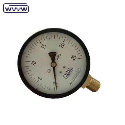 4&quot; Bellows Gas Gauge Tekanan Rendah 100mm Bottom Mount Style