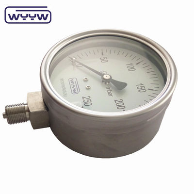 100mm 4 &quot; semua stainless steel Pressure Gauge, Bellow tipe Pressure Gauge