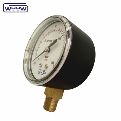 mbar inH2O Belang tekanan rendah ukuran 2,5&quot;