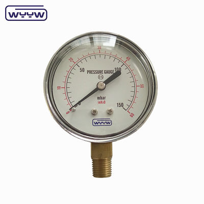 mbar inH2O Belang tekanan rendah ukuran 2,5&quot;