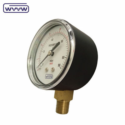 mbar inH2O Belang tekanan rendah ukuran 2,5&quot;