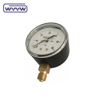 60-100mm CmH2O Kapsul Pressure Gauge Manometer 1.6% Akurasi