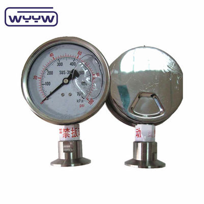100mm Diafragma Seal Type Pressure Gauge Heavy Duty Industrial Pressure Gauge