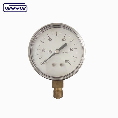 WYYW Pengukur Tekanan Diafragma 100mm Pengukur Tekanan Tugas Berat