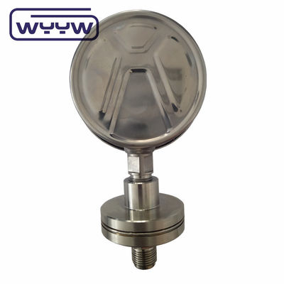 Silikon Filled Pressure Gauge 100mm SS316 Diafragma Seal Bourdon Pressure Gauge