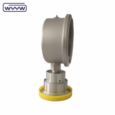 304 Manometer 1.5in. (50.5mm OD) Tri Clamp Membrane Pressure Gauge SS316 Stainless Steel Diaphragm