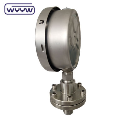 100mm SS316 Pressure Gauge Diaphragm Seal Bagian bawah Mounting