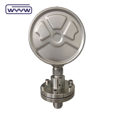 100mm SS316 Pressure Gauge Diaphragm Seal Bagian bawah Mounting