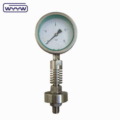 4 &quot;tekanan suhu tinggi pengukur diafragma segel bahan stainless steel