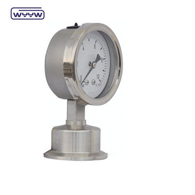 Manometer Pengukur Tekanan Diafragma Industri OEM SS316 Case