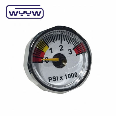 OEM paintball pcp manometer 1 inci 23mm 25mm kecil mini pengukur tekanan
