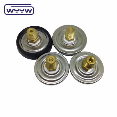 4000PSI 38mm ss case spring tune ukuran kecil dengan silinder rubber cover tekanan gauge
