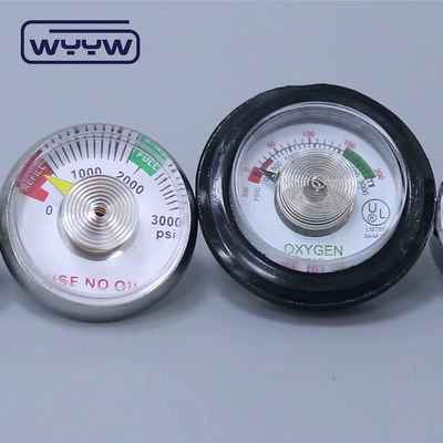 38mm oksigen tidak menggunakan minyak psi manometer tekanan medis