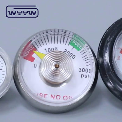 38mm oksigen tidak menggunakan minyak psi manometer tekanan medis