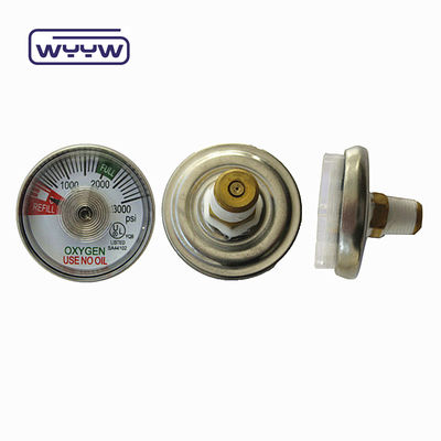 38mm oksigen tidak menggunakan minyak psi manometer tekanan medis