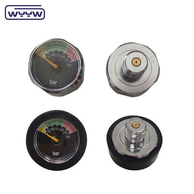 Amazon Hot sale 20mm Hitam Mini Digital Pressure Gauge 4000psi 6000psi 1/8NPT Micro Gauge Manometer untuk Paintball PCP Air