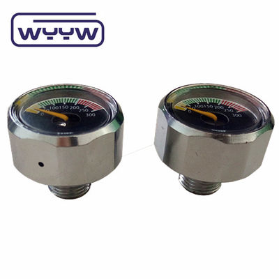 Amazon Hot sale 20mm Hitam Mini Digital Pressure Gauge 4000psi 6000psi 1/8NPT Micro Gauge Manometer untuk Paintball PCP Air